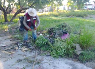 Mejora Municipio de Reynosa la plaza pública de la colonia San Pedro