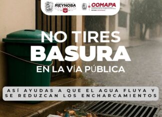 Recomienda COMAPA asegurar botes de basura durante esta temporada de lluvias