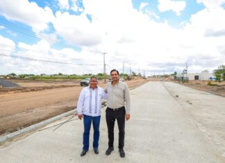 Avanza transformación de Reynosa con pavimentación del Gobierno de Carlos Peña Ortiz