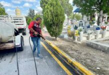 Ofrece Carlos Peña Ortiz Panteones Municipales de Reynosa, listos para recibir a las familias