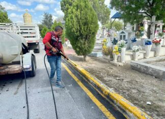 Ofrece Carlos Peña Ortiz Panteones Municipales de Reynosa, listos para recibir a las familias