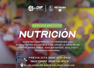 Impulsa DIF-Reynosa una alimentación saludable con consultas gratuitas