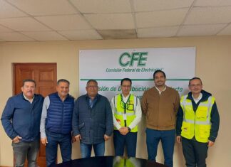 Gestiona Alcalde Carlos Peña Ortiz mejora del servicio de energía eléctrica con la CFE