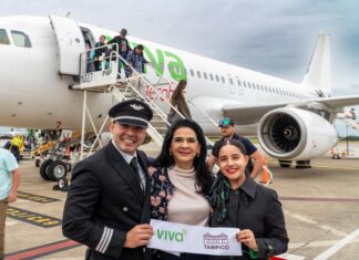 Mónica Villarreal Anaya refuerza liderazgo regional con la reapertura de la ruta aérea Tampico–Villahermosa.