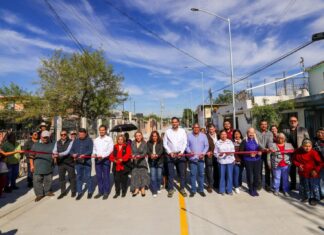 Festejaron pavimentación en la Américo Villarreal Guerra con una fiesta gastronómica para el Alcalde