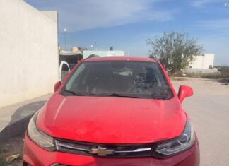 Guardia Estatal asegura vehículo robado y cargador para arma de fuego en Reynosa