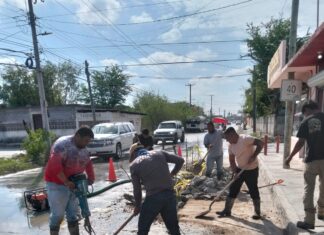 Atiende COMAPA reportes de fugas de agua potable en distintos puntos de la ciudad