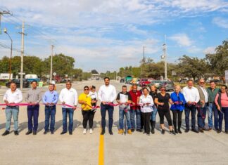 Inauguró Carlos Peña Ortiz Pavimentación Hidráulica de la Calle Conde de Sierra Gorda