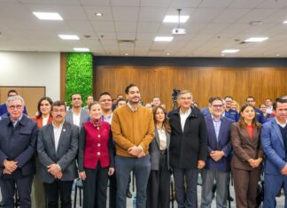 Atestiguaron Gobernador Américo Villarreal Anaya y Alcalde Carlos Peña Ortiz integración del primer Clúster Eléctrico-Electrónico