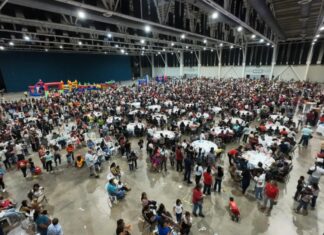 Gobierno de Tampico celebra Posada Navideña con más de siete mil asistentes