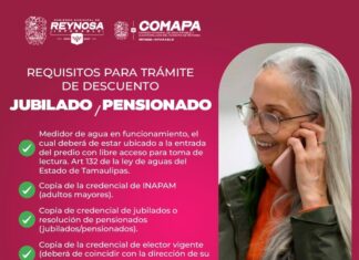 *Invita COMAPA a usuarios a actualizar su padrón para descuento a jubilados y pensionados*