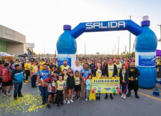 *Más de Mil 500 atletas corren con el Alcalde de Reynosa a favor de los niños con cáncer*