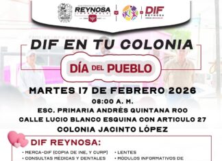 *Invita DIF-Reynosa a brigada en la colonia Jacinto López*