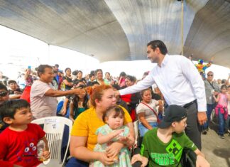 *Encabezaron Carlos Peña Ortiz y Alejandra Yelitza Garza el Día de la Familia con miles de reynosenses*