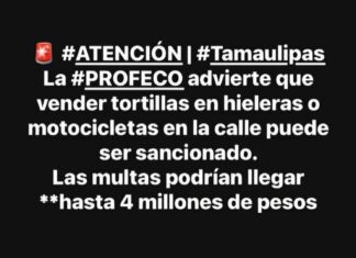 🔴 #Reynosa Profeco aclara que no sanciona condiciones sanitarias en la venta de tortillas; su función es vigilar información y precios.