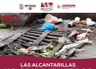*Exhorta COMAPA a evitar tirar basura en alcantarillas para prevenir obstrucciones*