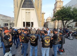 *Visitó Reynosa Caravana internacional de Motociclistas LAMA*