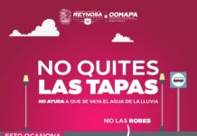 *Exhorta COMAPA Reynosa a no retirar tapas de alcantarillas*