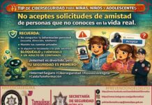 La Secretaría de Seguridad Pública de Tamaulipas (SSPT) a través de la Guardia Estatal Cibernética te da las siguientes recomendaciones: