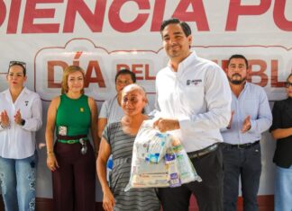 *Celebró Carlos Peña Ortiz Día del Pueblo con familias del fraccionamiento Halcón de Reynosa*
