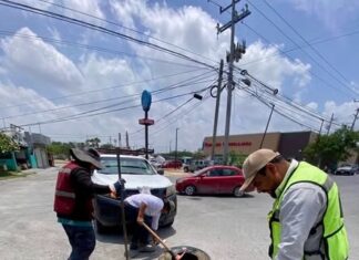 Exhorta COMAPA de Reynosa a evitar tirar basura y llantas en alcantarillas