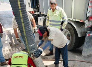 *Realizó COMAPA mantenimiento preventivo en el paso a desnivel #2*