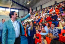 *Apadrinó a la Generación 2023-2026 de la Secundaria Carmen Serdán el Alcalde Carlos Peña Ortiz*