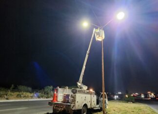 *Realizó Servicios Públicos de Reynosa trabajo nocturno de alumbrado público*
