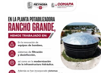 *Impulsa COMAPA mejoras en la planta potabilizadora Rancho Grande*