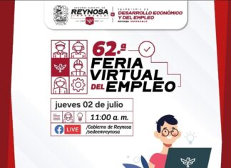 *Invita Alcalde Carlos Peña Ortiz a la 62a Feria Virtual del Empleo*