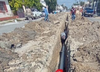 *Realiza COMAPA instalación de tubería sanitaria en la colonia Rodríguez*