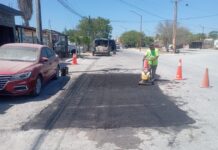 *Intensifica Alcalde Carlos Peña Ortiz programa de bacheo*
