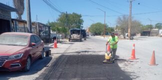 *Intensifica Alcalde Carlos Peña Ortiz programa de bacheo*