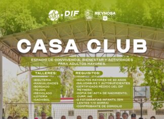 *Invita DIF-Reynosa a adultos mayores a integrarse a las Casas Club*