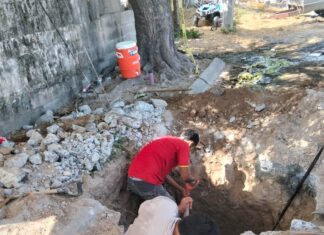 *Atendió COMAPA fugas de agua potable en Riberas de Rancho Grande*