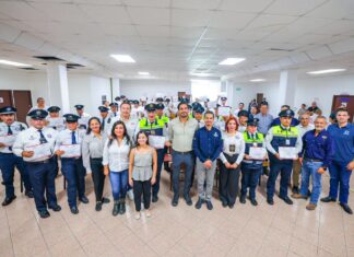 *Reconoció Alcalde Carlos Peña Ortiz a Policías Viales capacitados por la CMIC*
