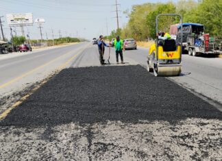 *Reparó Servicios Públicos accesos principales a Reynosa*