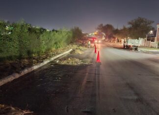 *Mejora trabajo nocturno de Servicios Públicos vialidades de Reynosa*
