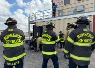 *Refuerzan lazos de colaboración en intercambio internacional de bomberos*
