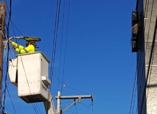 *Rehabilitó Gobierno de Reynosa alumbrado en avenida Beethoven*