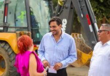 *Supervisó Carlos Peña Ortiz la rehabilitación de pavimento en Residencial del Valle*
