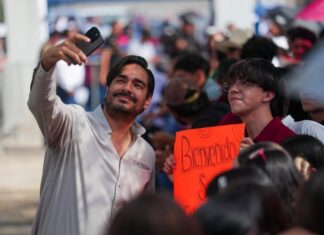 *Acompañó Alcalde Carlos Peña Ortiz a Gobernador Américo Villarreal Anaya en encuentro “4 Años Transformando Río Bravo”*