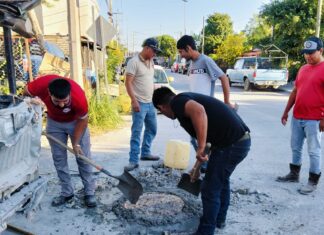 *Reemplazó COMAPA brocales en diferentes puntos de la ciudad*