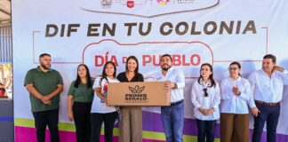 *Llevan Gobierno del Alcalde Carlos Peña Ortiz y DIF-Reynosa brigada a la colonia Almaguer*