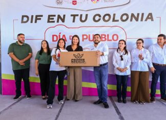*Llevan Gobierno del Alcalde Carlos Peña Ortiz y DIF-Reynosa brigada a la colonia Almaguer*